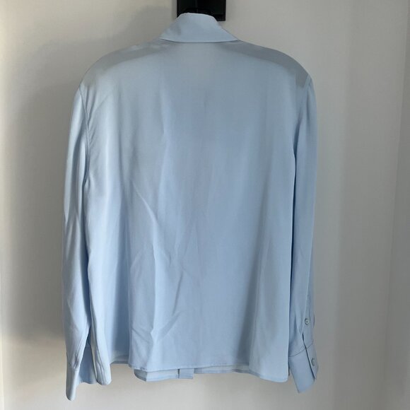 Prada Light Light Blue Button Down Blouse Small - Picture 3 of 5
